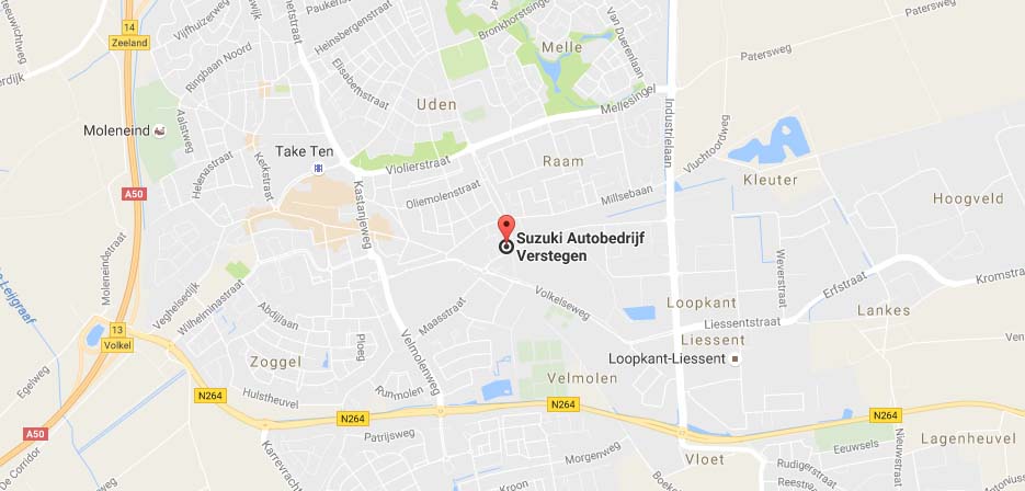 Autobedrijf Verstegen - Kaart